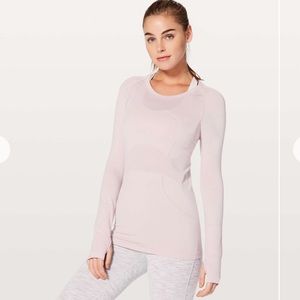 Lululemon swiftly long sleeve 8 pink